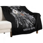 Drizzt Do'Urden And Bruenor Battlehammer Shrink-resistant Throw Blanket