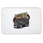 Let's Talk Some Trash Front Loader  Dirt-Trapping Bath Mat
