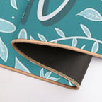 Bad Bitch—Teal  Fade-Resistant Bath Mat