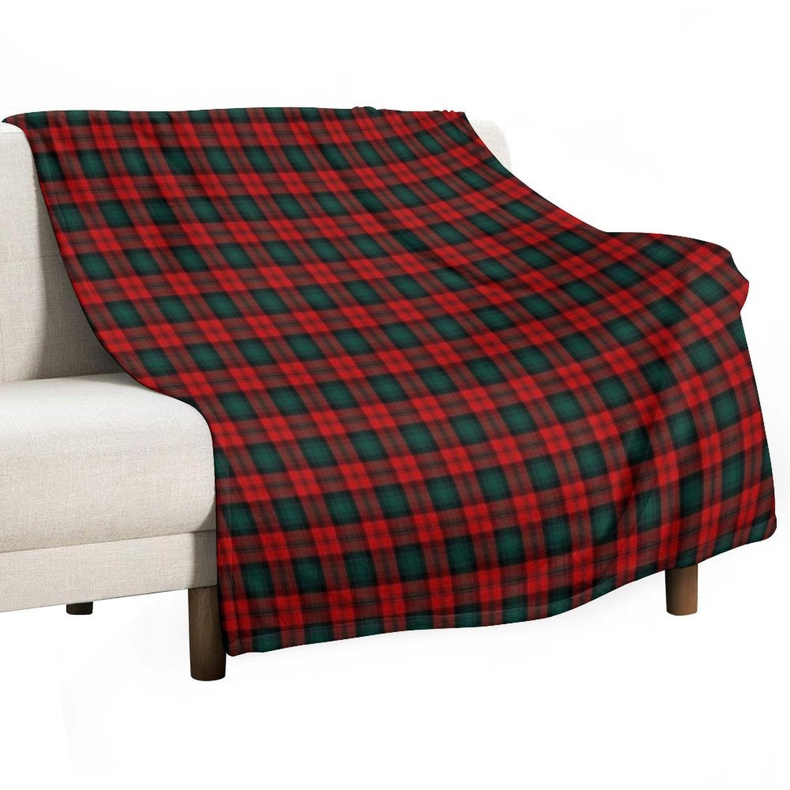Clan Kerr Tartan All-season Throw Blanket