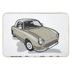Nissan Figaro - Topaz Mist  Absorbent Bath Mat