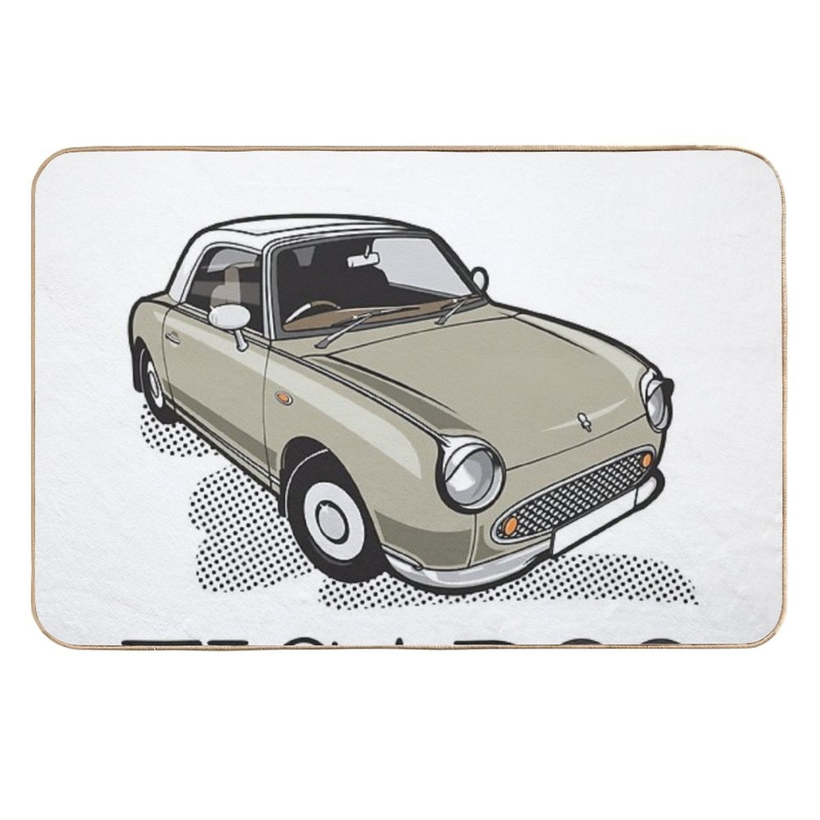 Nissan Figaro - Topaz Mist  Absorbent Bath Mat