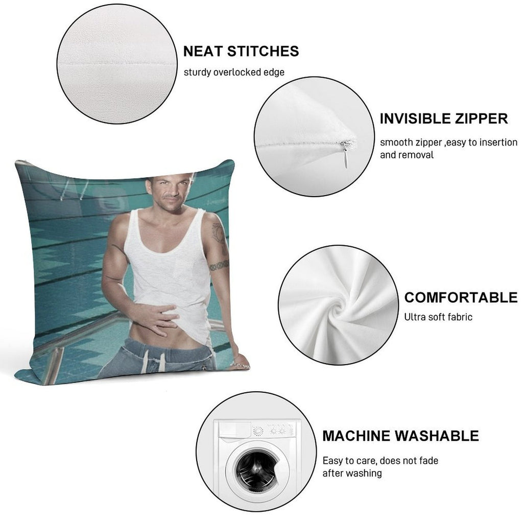 Peter Andre Soft Multiple Sizes Throw Pillow