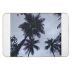 Beautiful Tall Coconut Trees on A Farm in The South of The Island St. Lucia  Absorbent Bath Mat