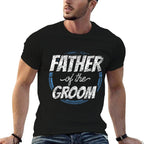 Father Of The Groom Bachelor Party Wedding Dad Daddy  Summer-ready Fabric T-Shirt