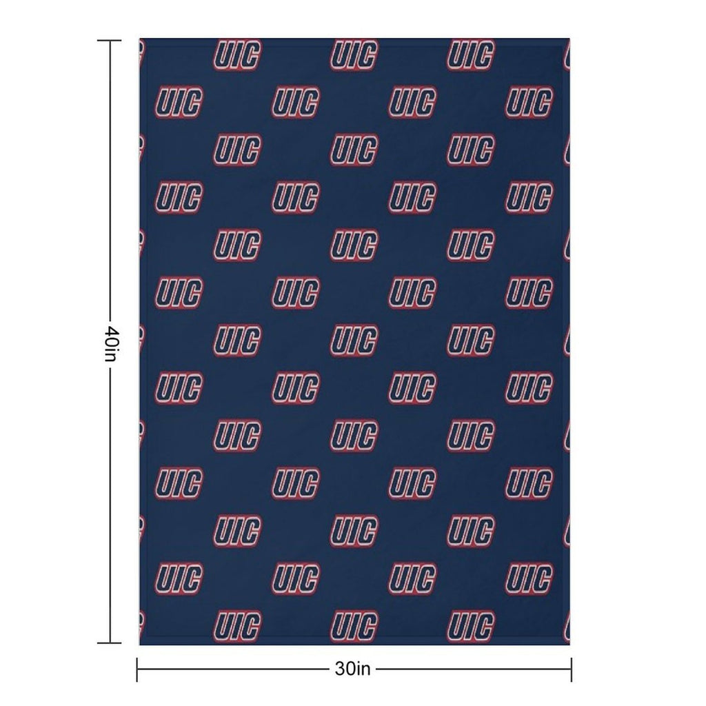 The Flames Wordmark Icon Durable Throw Blanket
