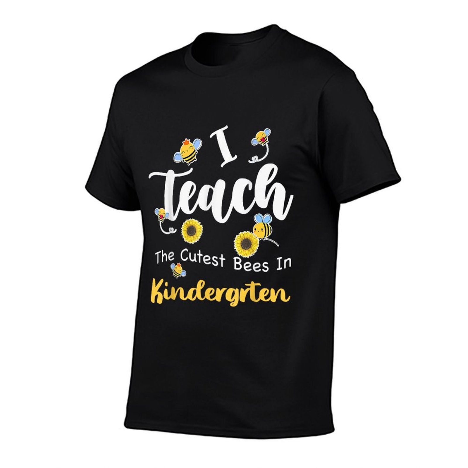 I Teach The Cutest Bees In Kindergarten Teachers Back To for Men Women Kids  Wrinkle-resistant T-Shirt