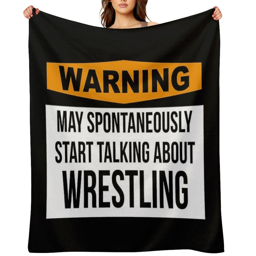 Wrestling All-season Throw Blanket