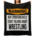 Wrestling All-season Throw Blanket