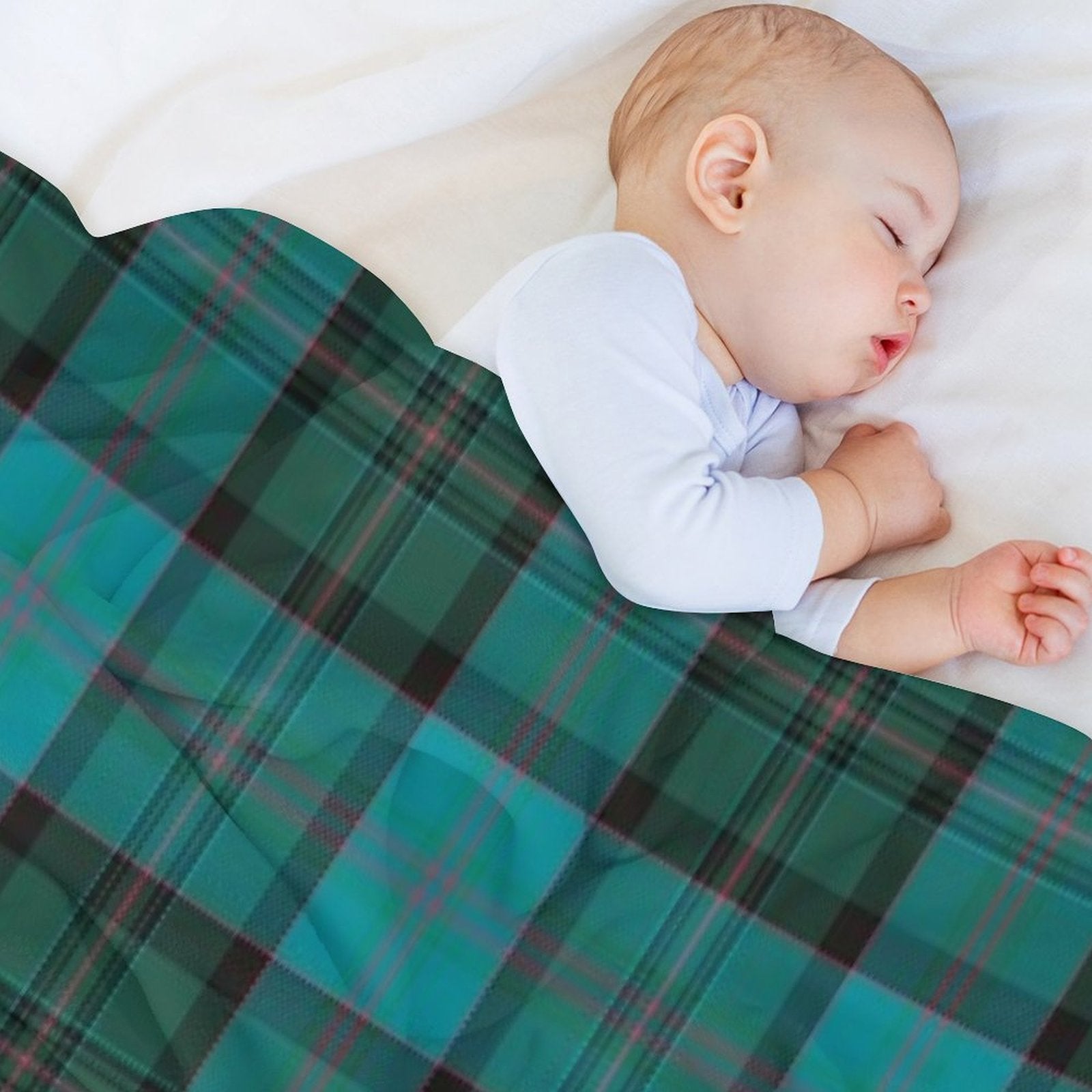 Munster Irish Tartan Plush Throw Blanket