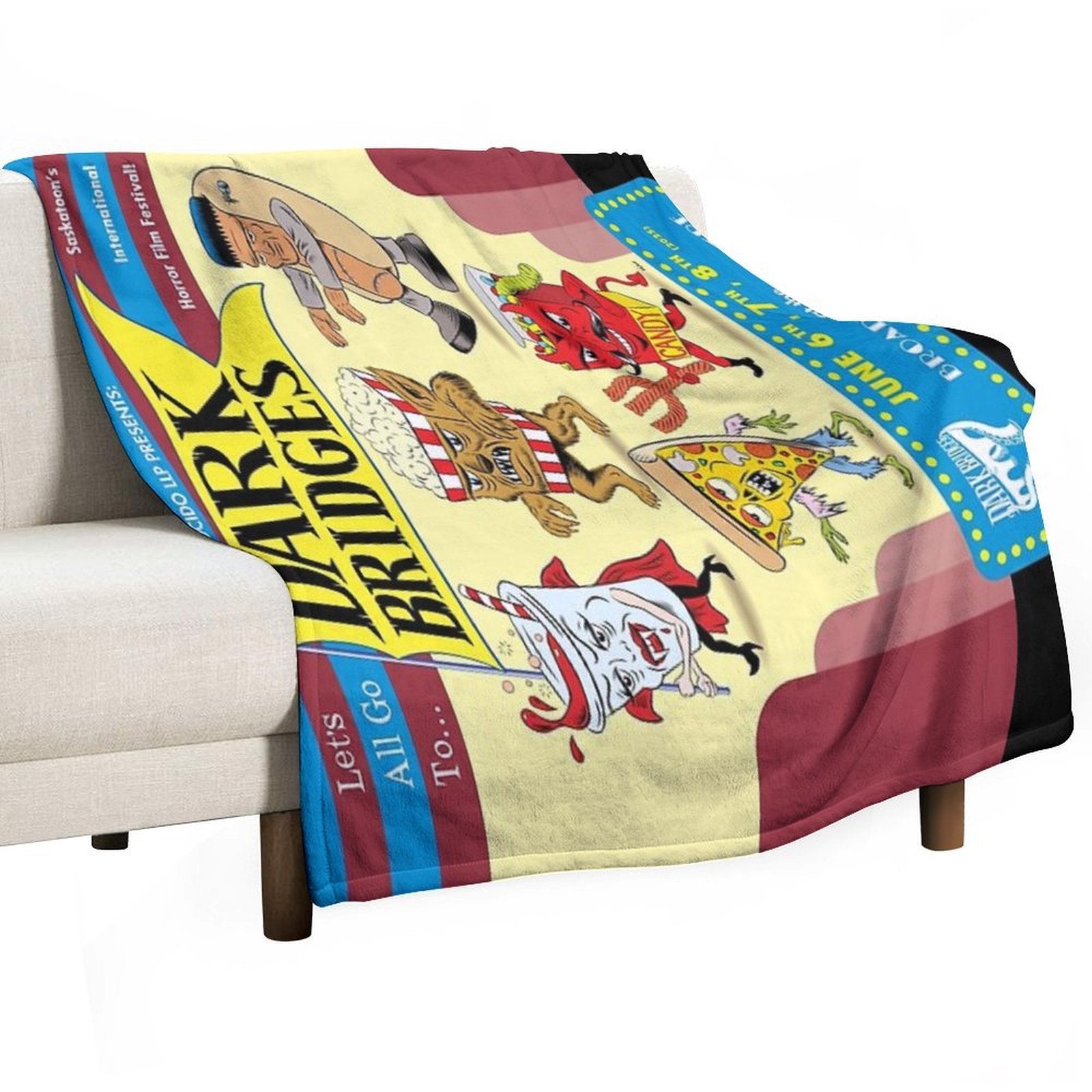 Dark Bridges 2025 Quick-dry Throw Blanket