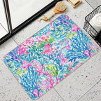 Summer Lily Ocean Holidays  Absorbent Bath Mat