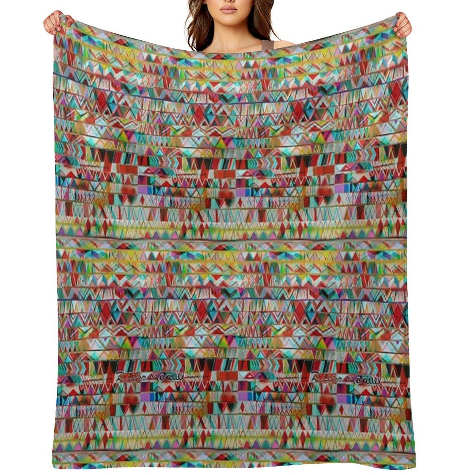 Composition 24 2 Eco-conscious Throw Blanket