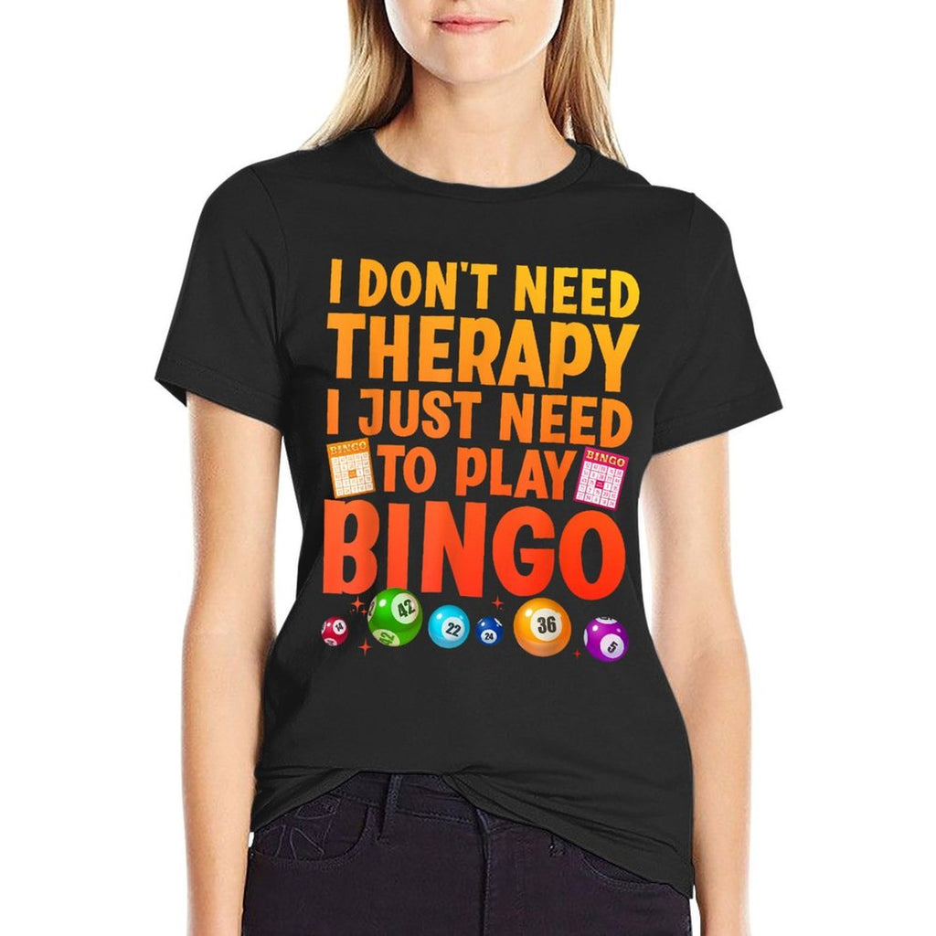 Cute Bingo Novelty For Men Women Bingo Lover Bingo Player  Easy-care T-Shirt