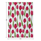 Floral Bedroom Décor Compact Throw Blanket