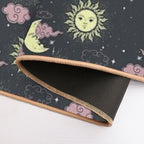 Stars Sun And Moon Durable Bath Mat