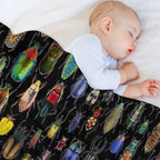 Beetles (Not The Rock Band) Durable Throw Blanket