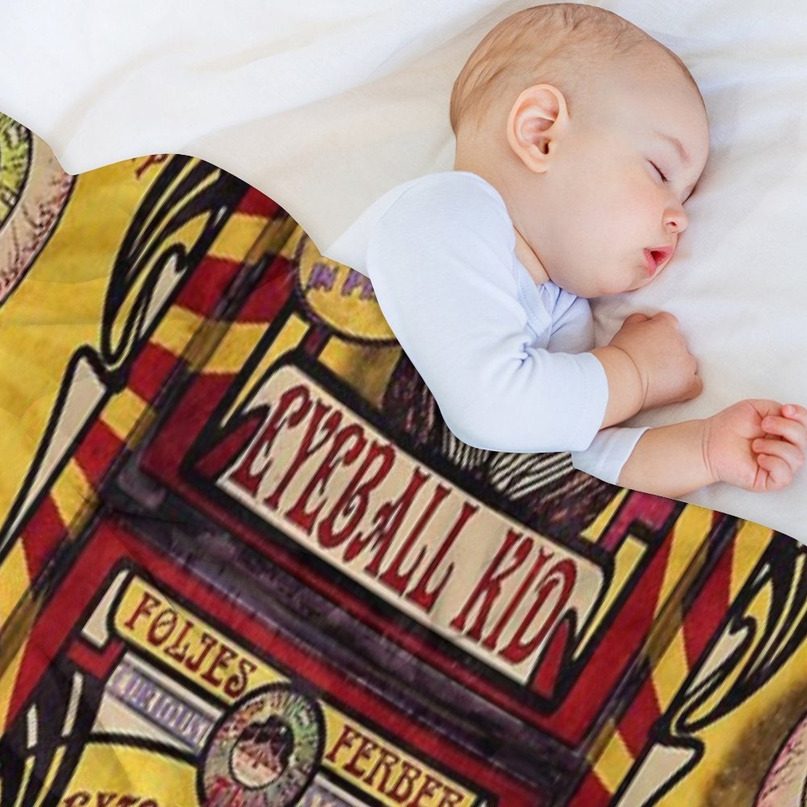 The Extraordinary Eyeball Kid Sideshow Poster Quick-dry Throw Blanket