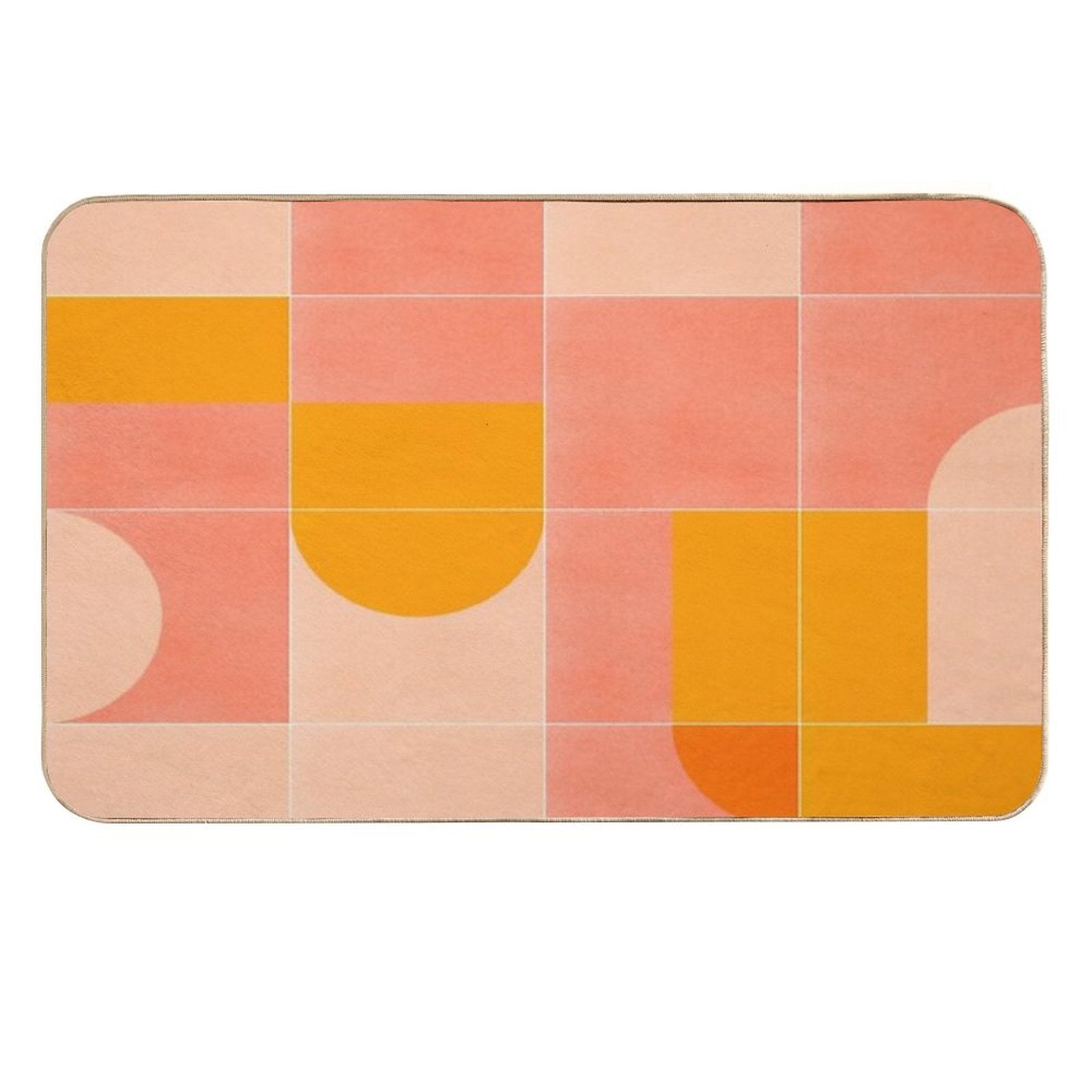 Retro Tiles 03  Versatile Bath Mat
