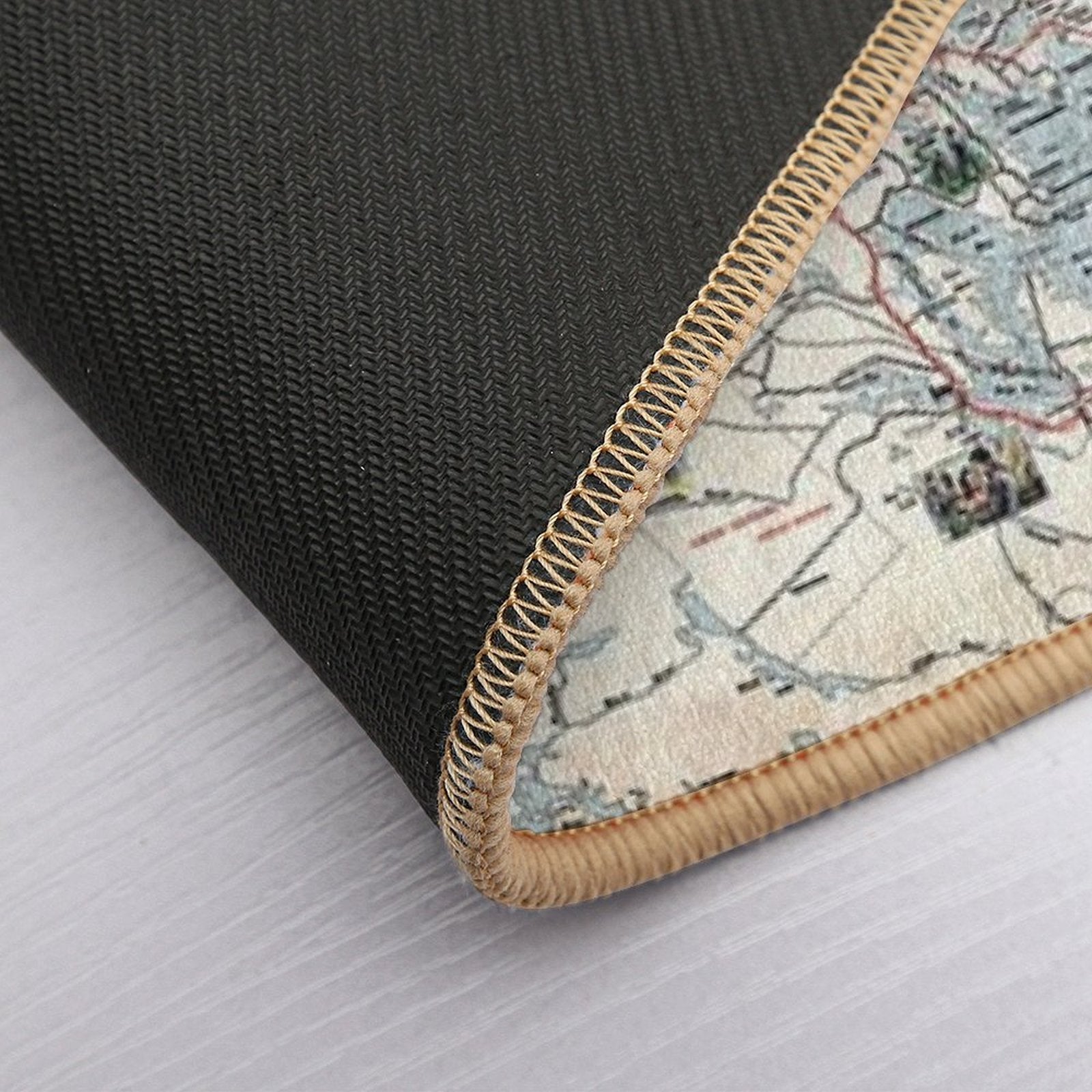 Muskoka Lakes Tourist Map 1949  Slip-Resistant Bath Mat