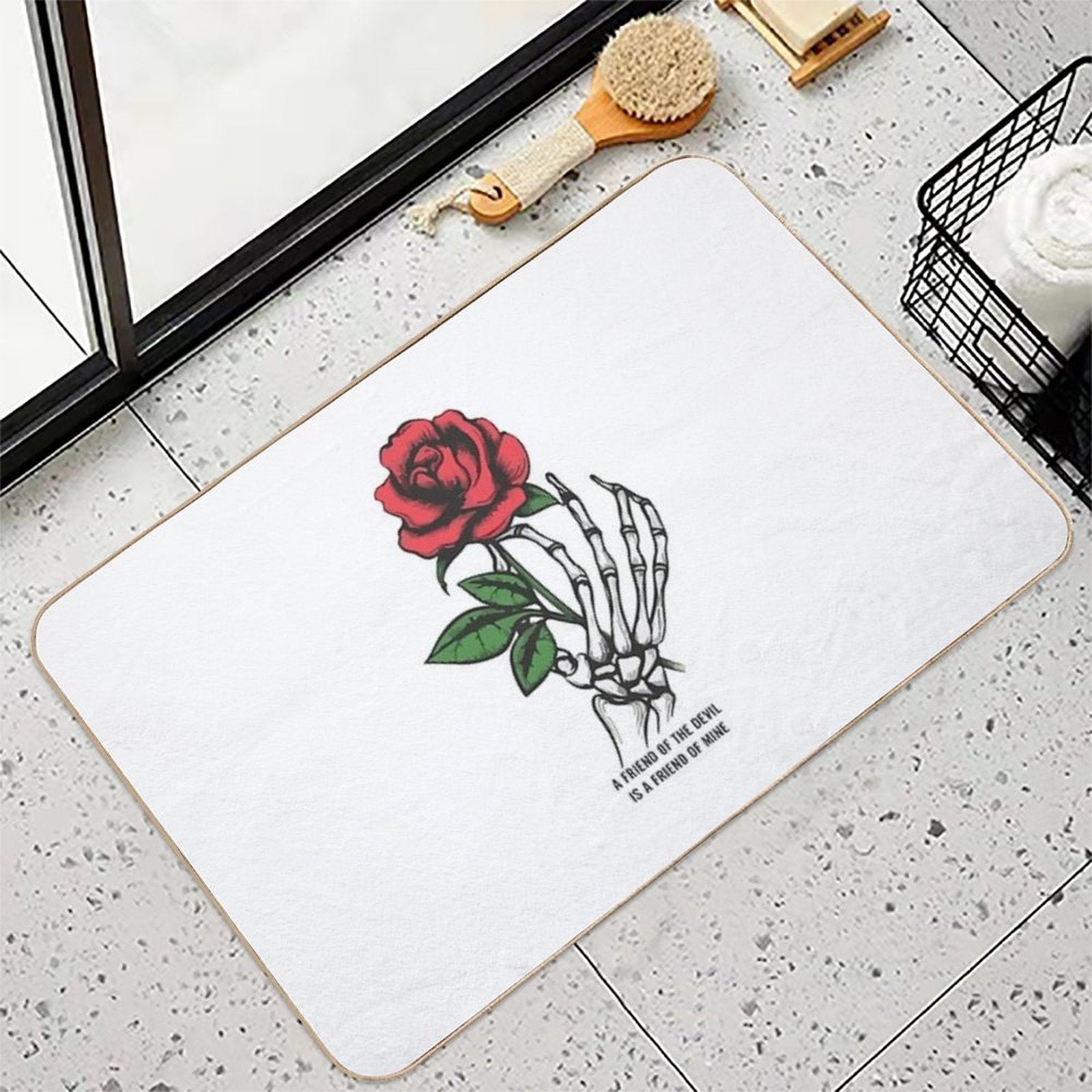 A Friend of The Devil  Rapid-Drying Bath Mat