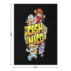 Cash And Nico Merch Shrink-resistant Throw Blanket