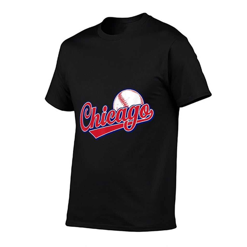 Vintage Chicago Funny Baseball Lover Graphic Men Women  Graphic-printed T-Shirt