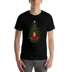 Yoga Santa Zen Christmas Tree Mandala Festive Mindful Vibes  Odor-resistant T-Shirt