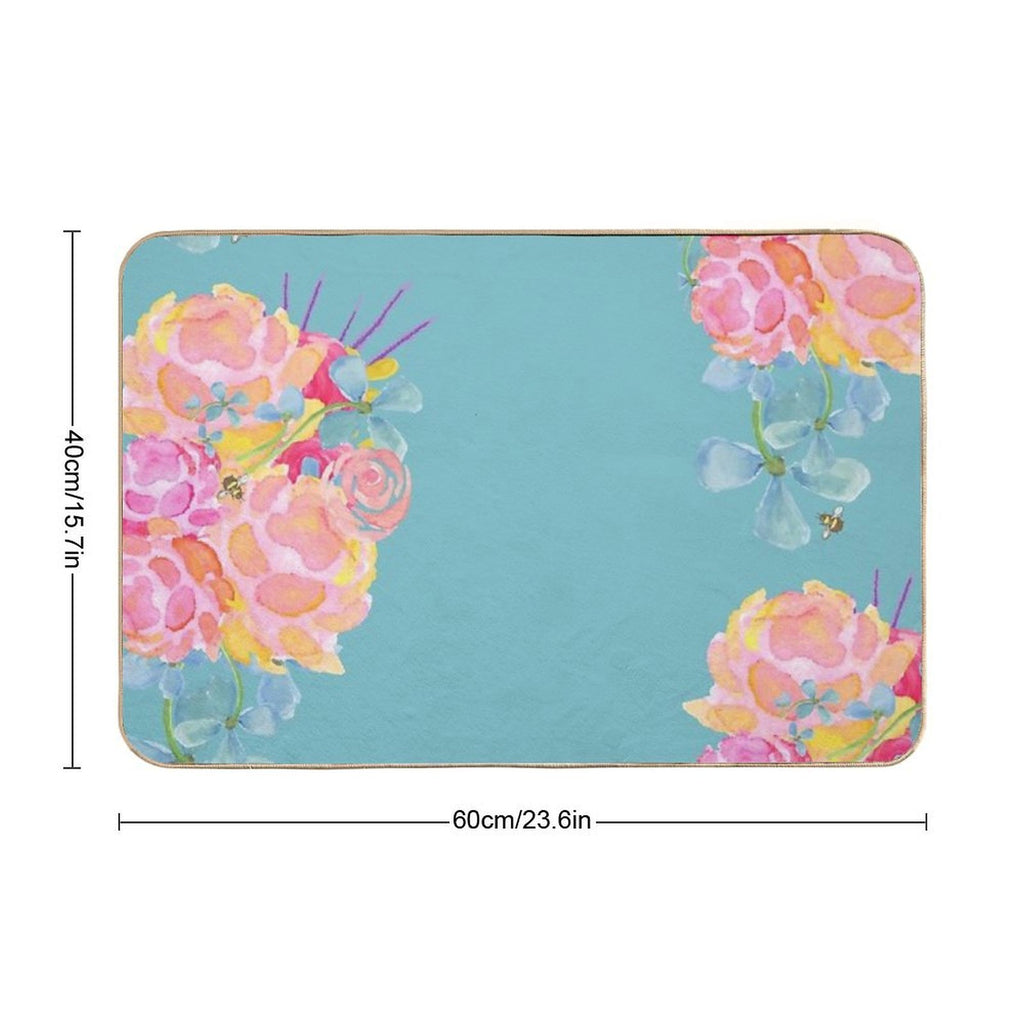 Busy Bee-ing!  Absorbent Bath Mat