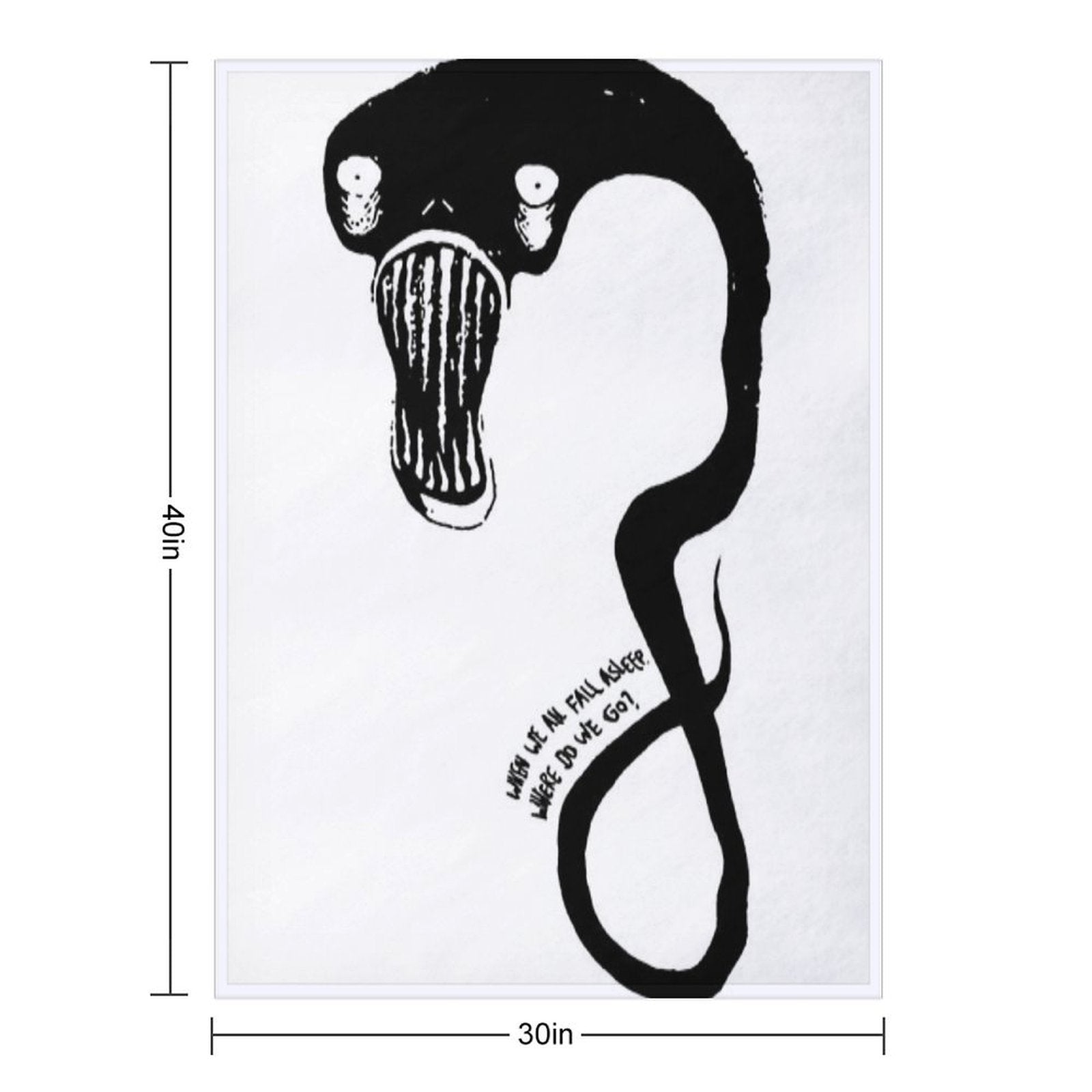 Satuwe Billie Show American Tour 2019 Eco-conscious Throw Blanket