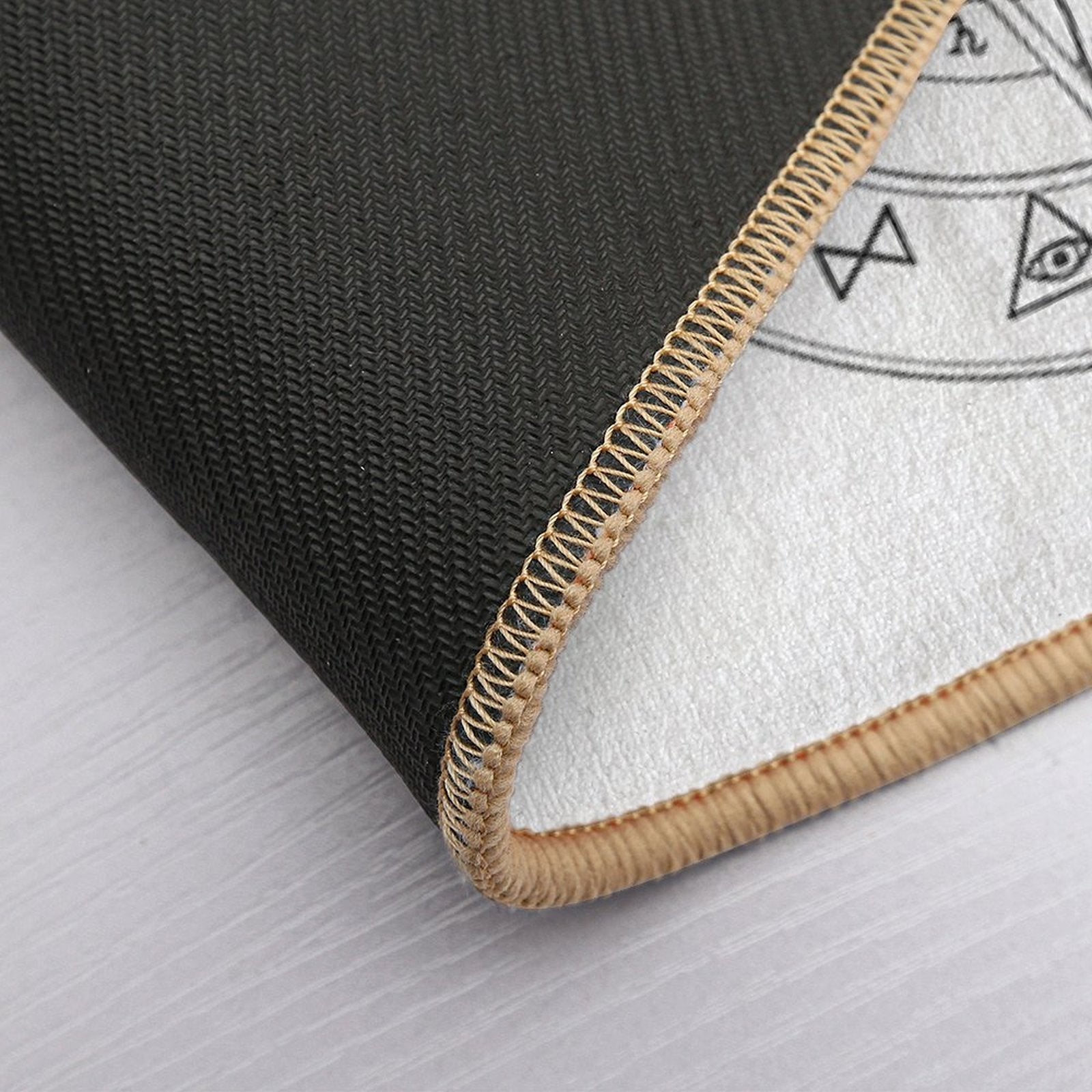 Goat Head Mandala  Dirt-Trapping Bath Mat