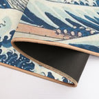 The Great Wave Off Kanagawa (High Resolution), Hokusai  Pet-Safe Bath Mat