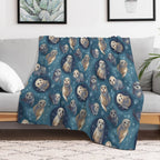 Cute Seal Pattern Versatility Throw Blanket