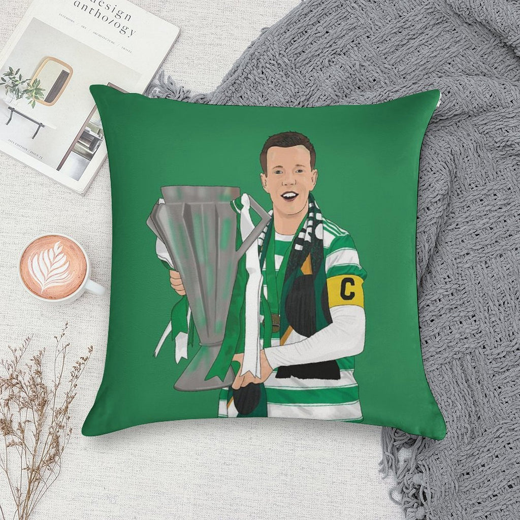 Callum McGregor League Trophy Soft Multiple Sizes Throw Pillow