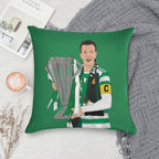 Callum McGregor League Trophy Soft Multiple Sizes Throw Pillow
