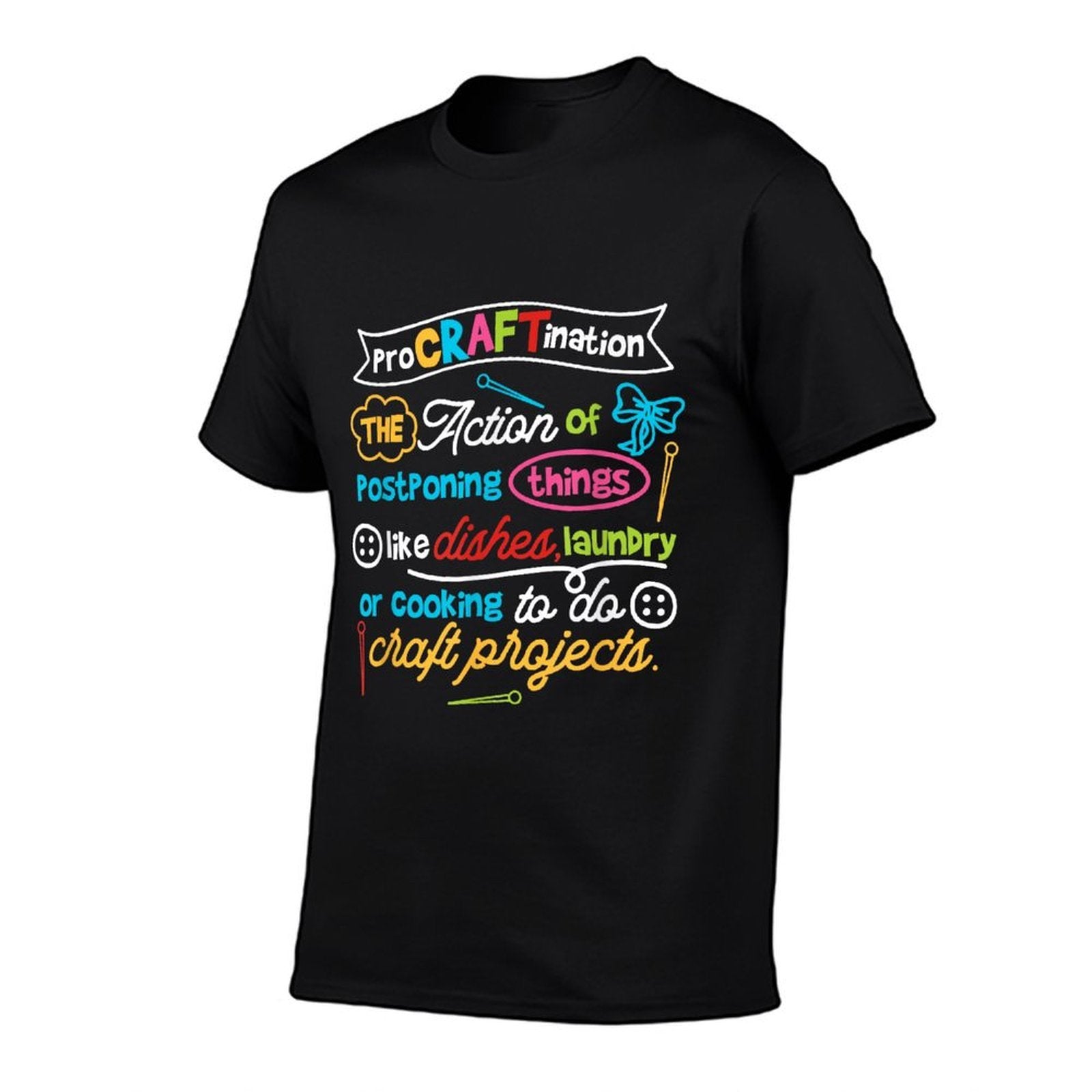 Procraftination Crafting Funny Crafter  Breathable T-Shirt