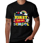 Happy First Day Of School Trendy Back To School  Soft T-Shirt