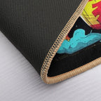 Godzilla Eat Ramen Noodles  Dirt-Trapping Bath Mat