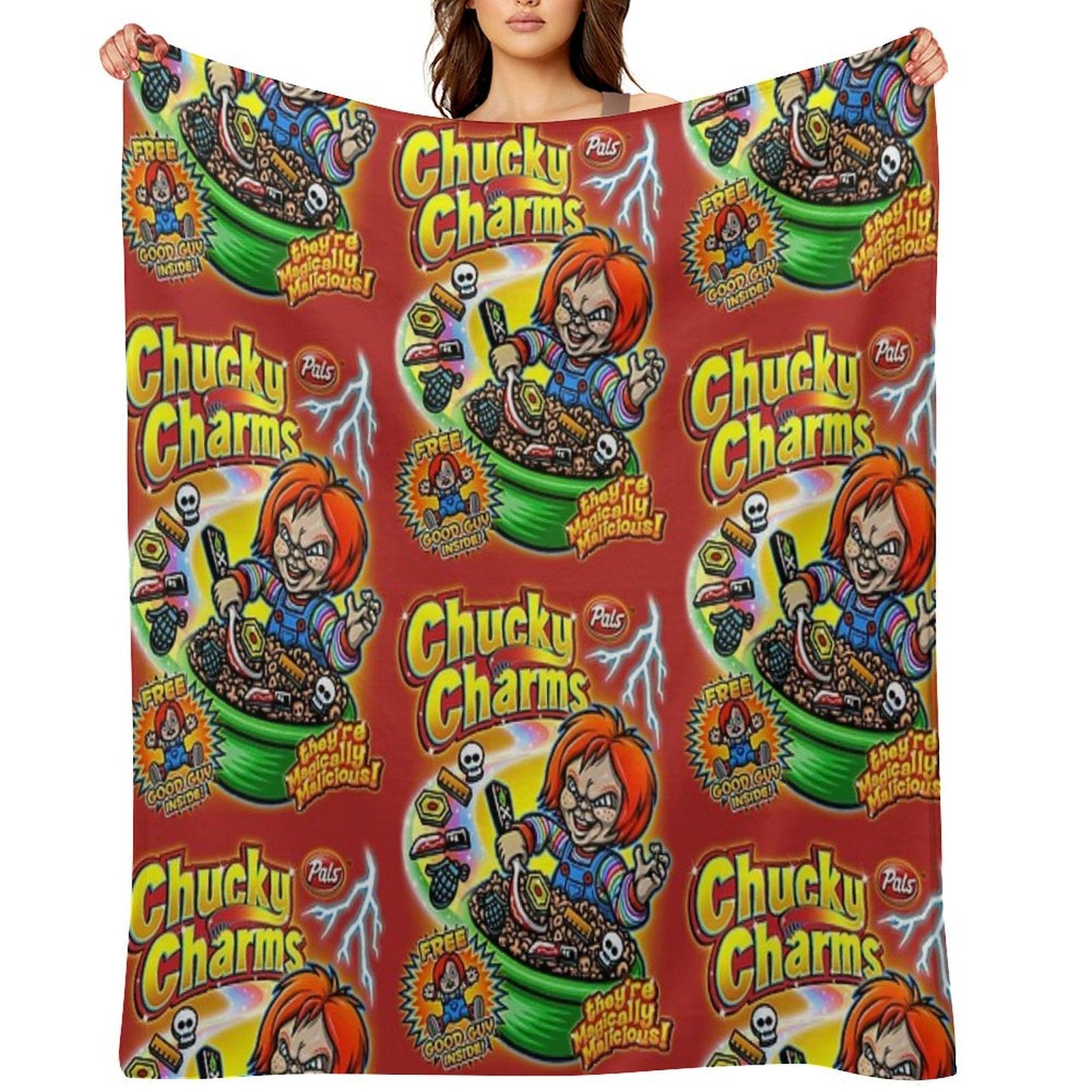 Chucky Charms V2 Velvety-soft Throw Blanket