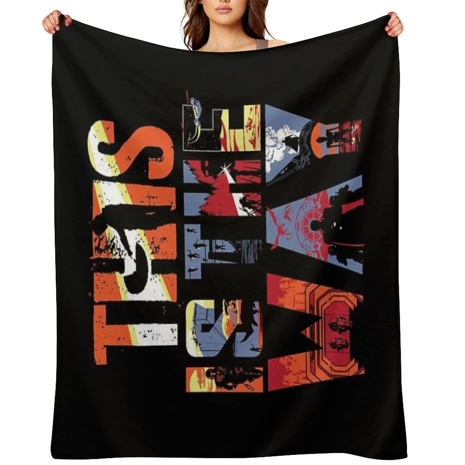 The Magnificent 8 Comfort Throw Blanket