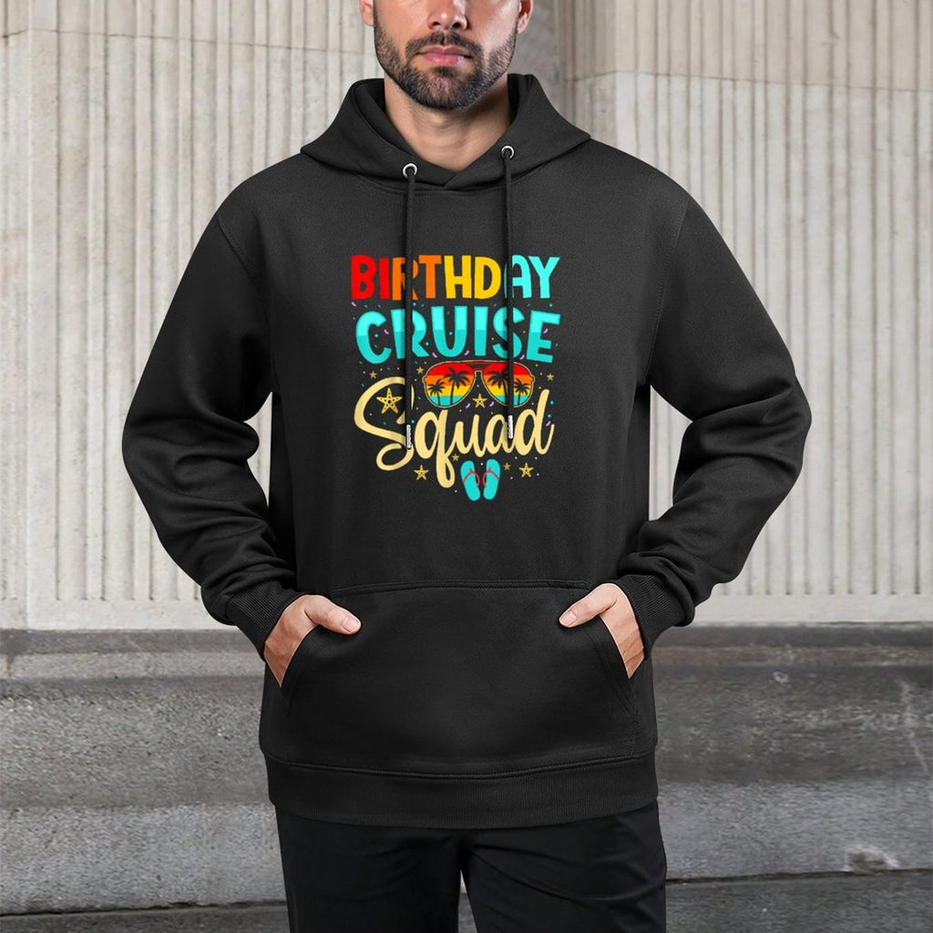 Birthday Cruise Squad Cruising Vacation Funny Crew Shape Retention Hoodie