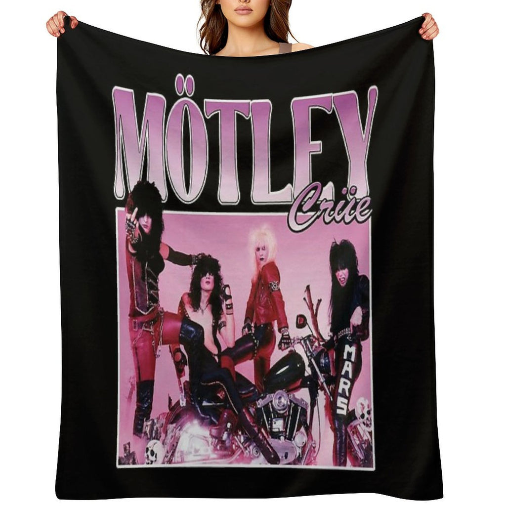 CRUE SHIRT Machine-washable Throw Blanket