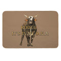 RODEO BULL, YEP IT IS IN HIS BREEDING Durable Bath Mat