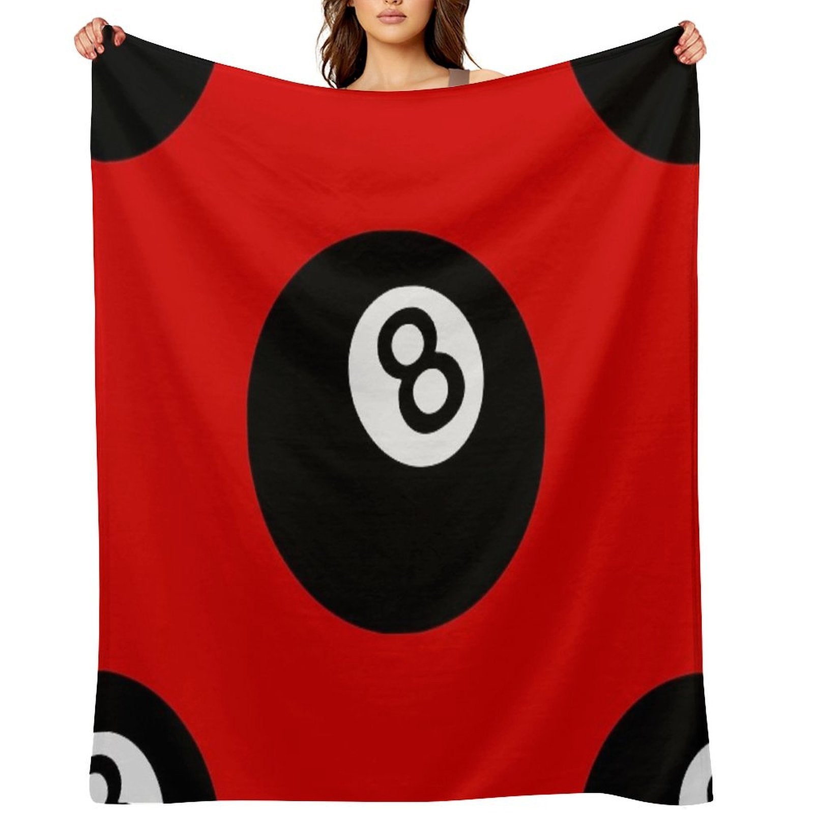 Emoji Eight Ball Quick-dry Throw Blanket