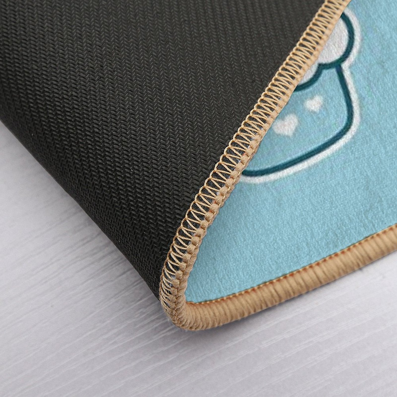 Sprinkle Poo Blue  Long-Lasting Bath Mat