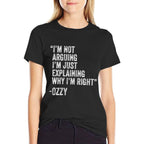 Womens Ozzy Quote Funny Birthday Custom Name Idea Engineer  Ribbed Collar T-Shirt