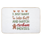 Bake & Watch Movies  Non-Slip Bath Mat