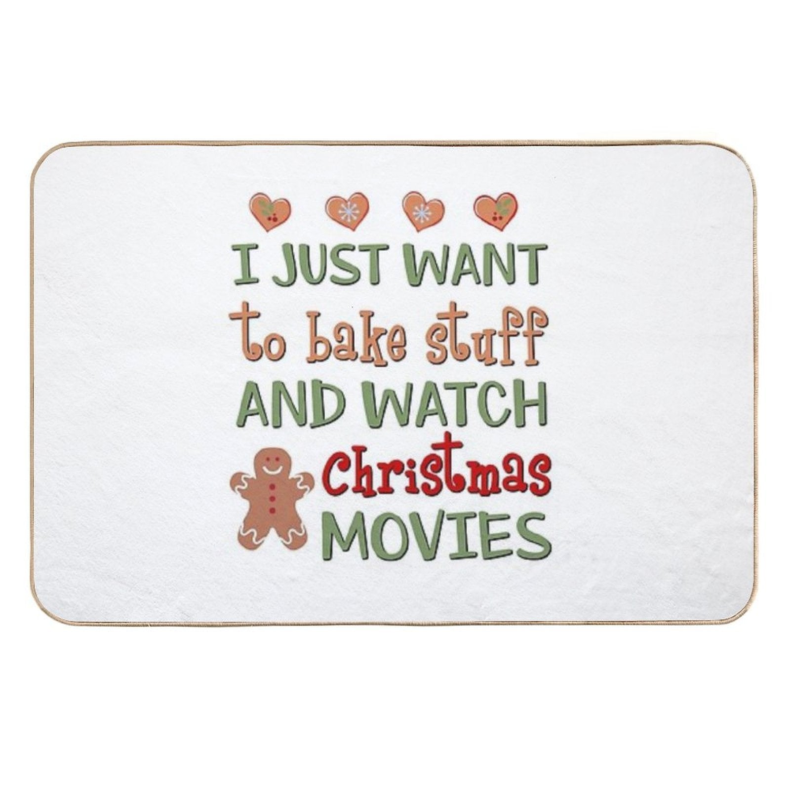 Bake & Watch Movies  Non-Slip Bath Mat