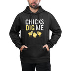 Kids Easter Chicks Dig Me Watercolor Shrink-Resistant Hoodie