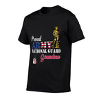 Proud National Guard Grandma Military Family Veterans Day  Graphic-printed T-Shirt
